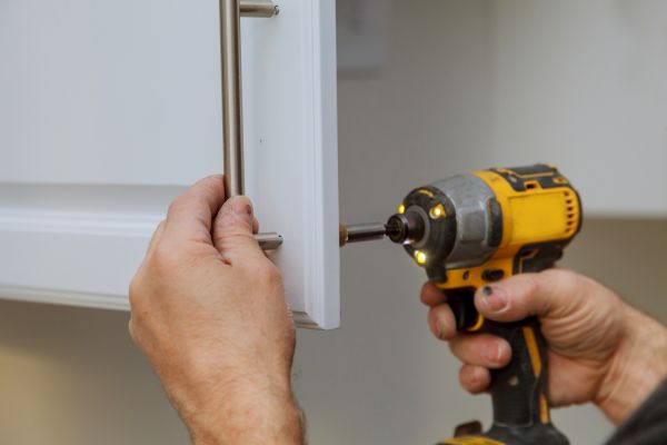 Cabinet Knob Installation in Frederick